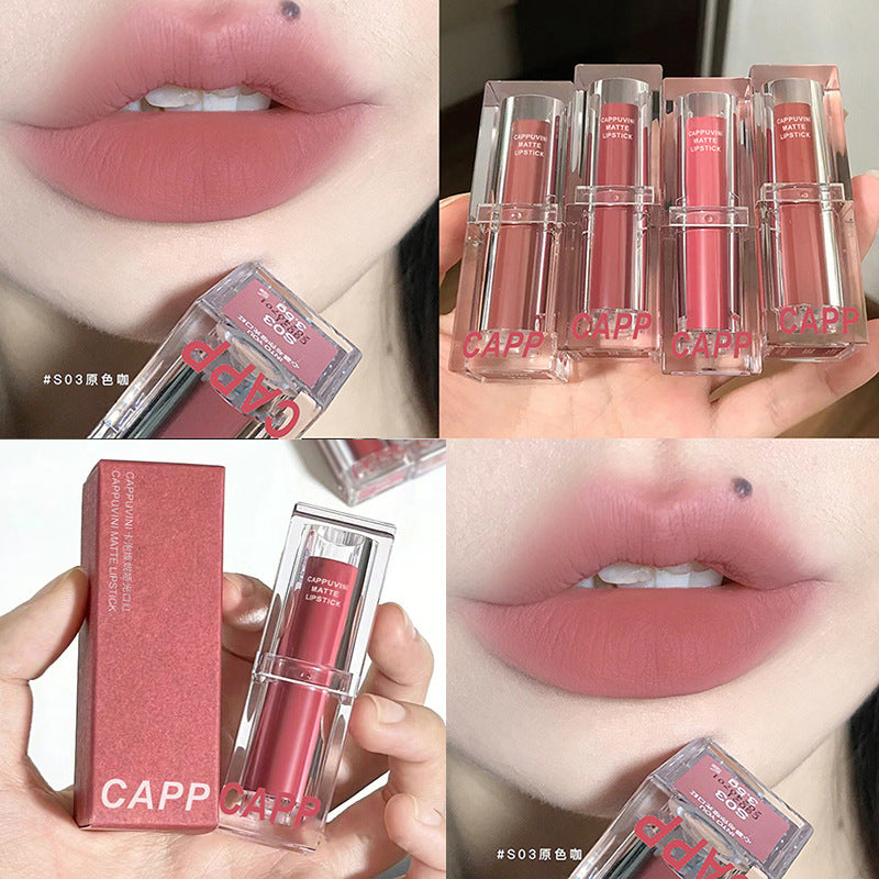 Cappuvini Clear Nude Matte Lipstick