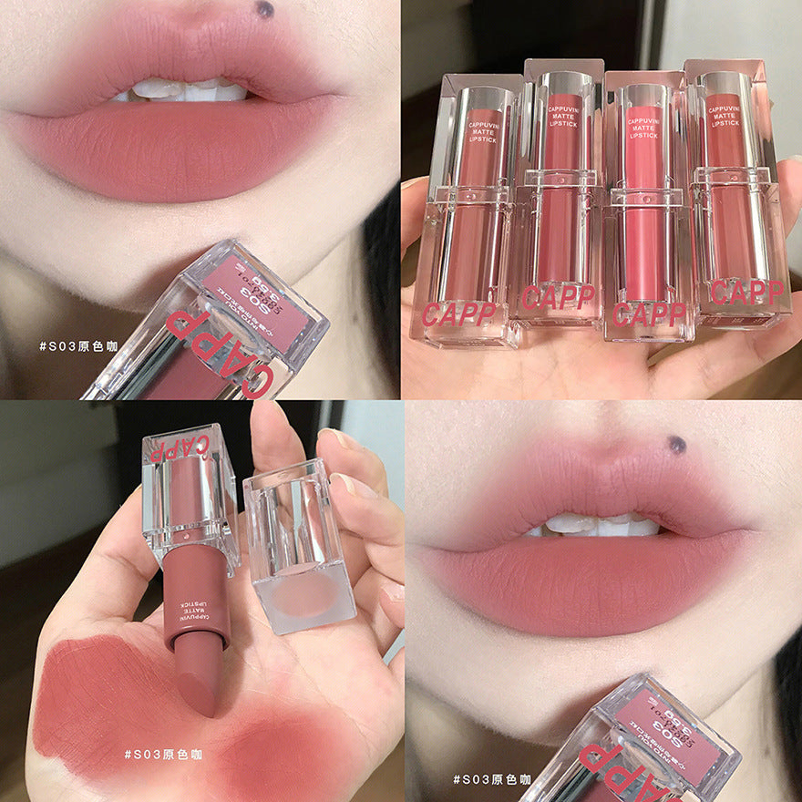 Cappuvini Clear Nude Matte Lipstick
