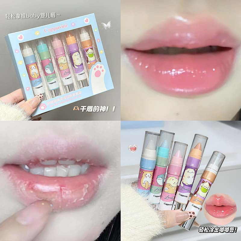 Cappuvini Cute Cat Lip Balm