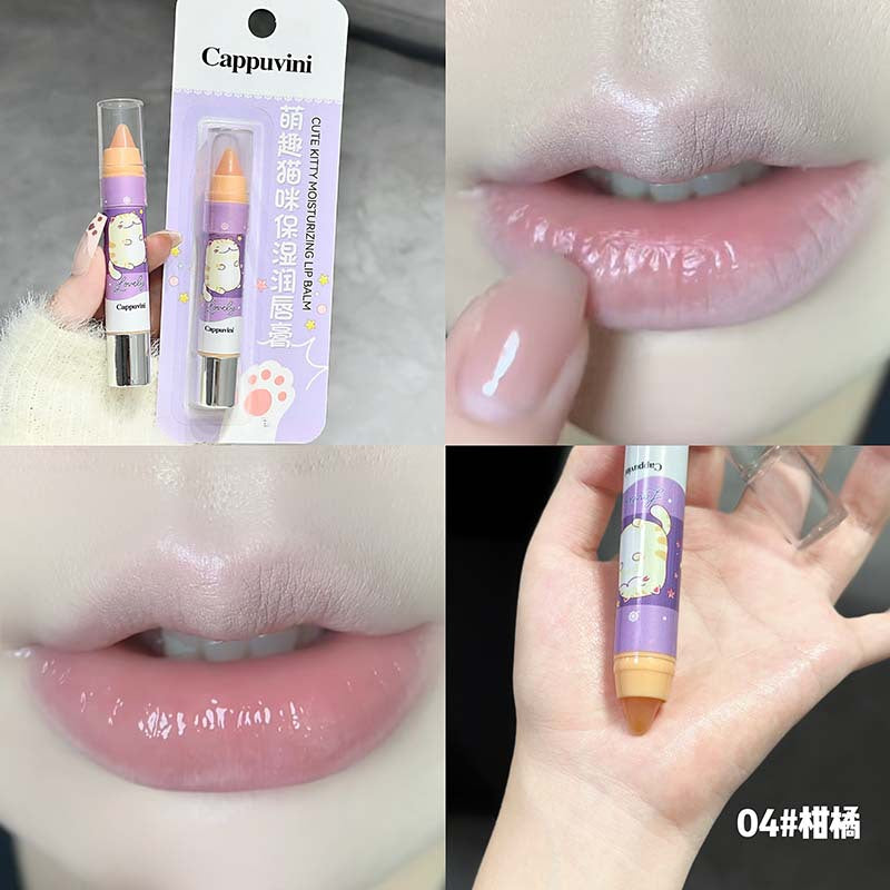 Cappuvini Cute Cat Lip Balm