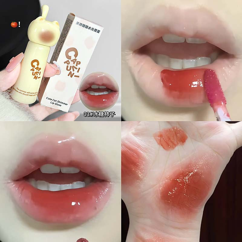 Cappuvini Cute Cat Lip Gloss